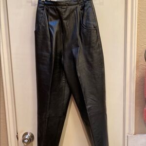 Leather pants